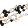 Chanel Globe Charm & Faux Pearl CC Necklace