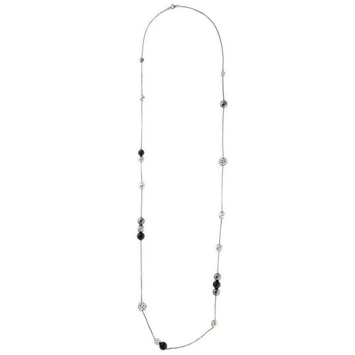 David Yurman Onyx & Hematite Elements Necklace