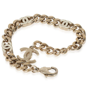 Chanel Enamel Metal CC Chain Bracelet