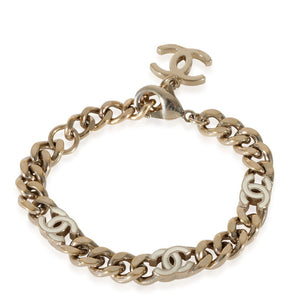 Chanel Enamel Metal CC Chain Bracelet