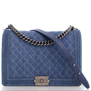 Chanel Large Denim BoyBag