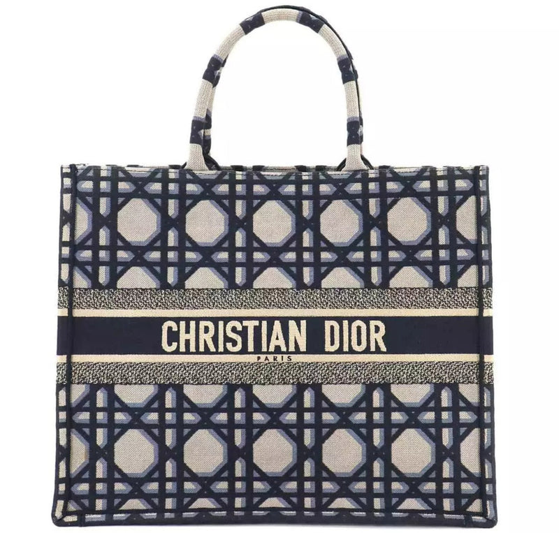 Christian Dior Macro Cannage Book Tote