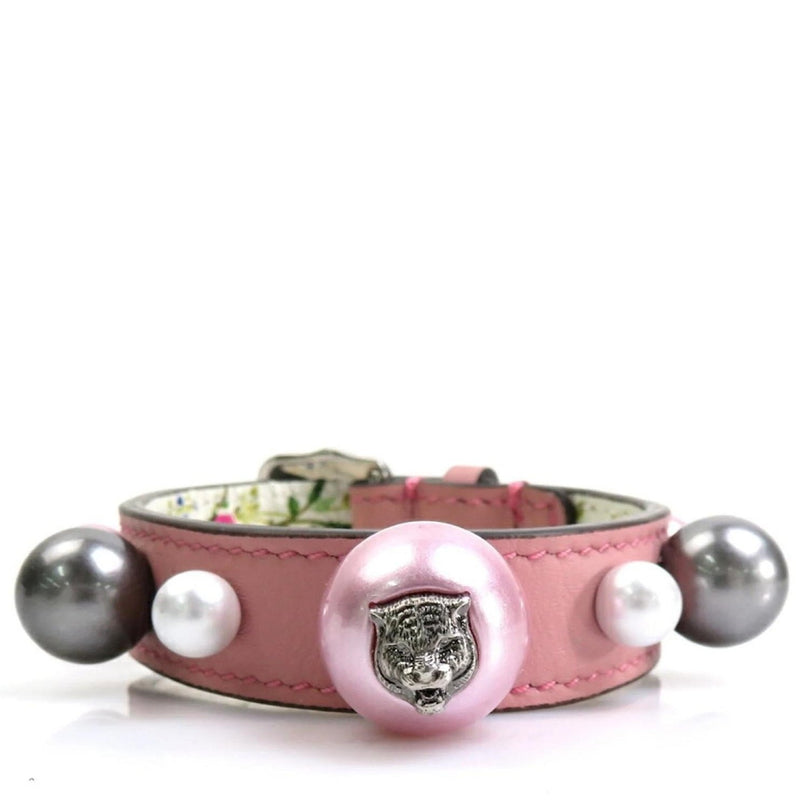 Gucci Feline Faux Pearl Bracelet