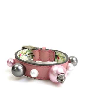 Gucci Feline Faux Pearl Bracelet