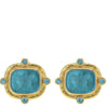 Elizabeth Locke Butterfly Intaglio Earring