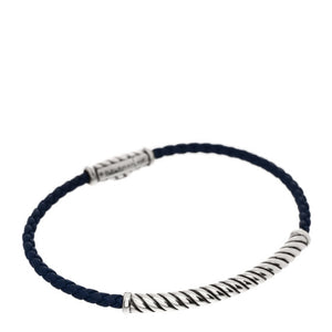 David Yurman Mens Leather Cable Bracelet