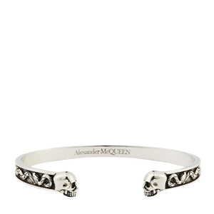 Alexander McQueen Skull & Snake Mens Cuff