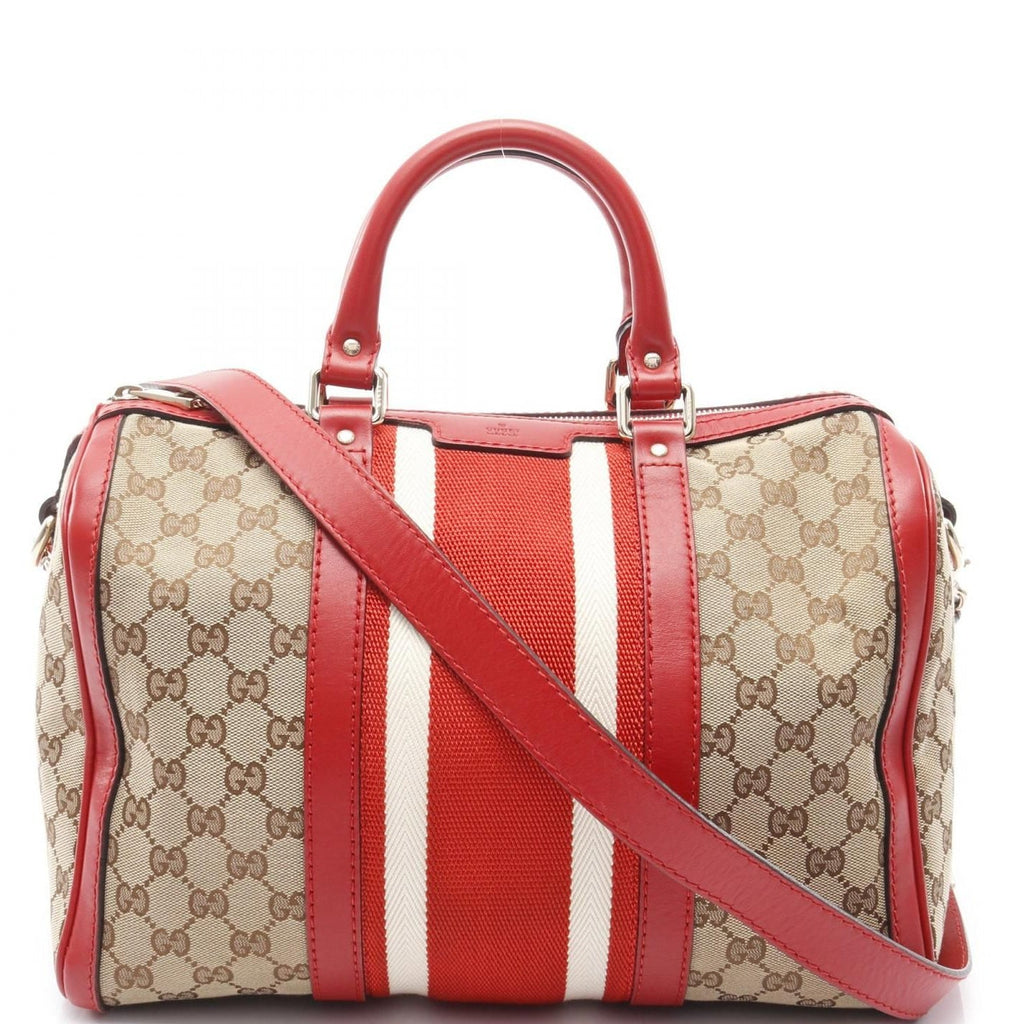Gucci GG Web Boston Bag