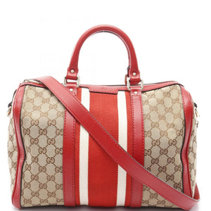 Gucci GG Web Boston Bag