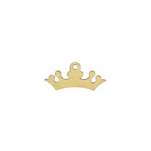 14kt Crown Charm