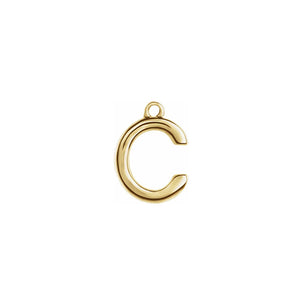 14kt Initial Charms