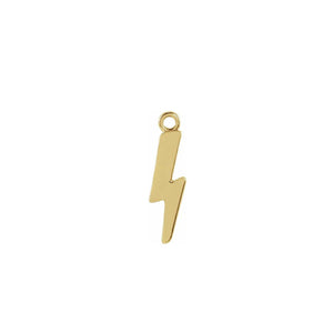 14kt Lightning Bolt Charm