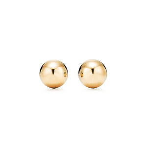 Yellow Gold 5mm Ball Stud Earring