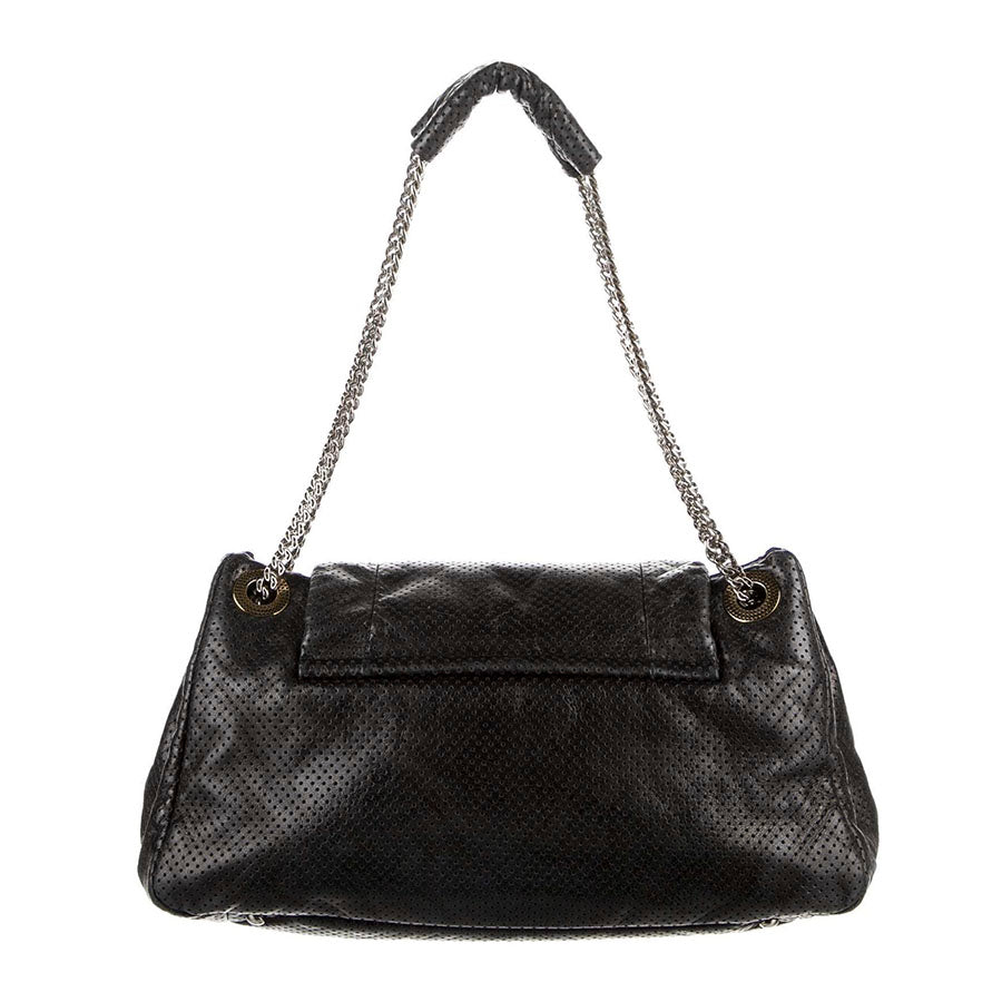 Chanel Perforated Drill Flap Bag - Black Shoulder Bags, Handbags