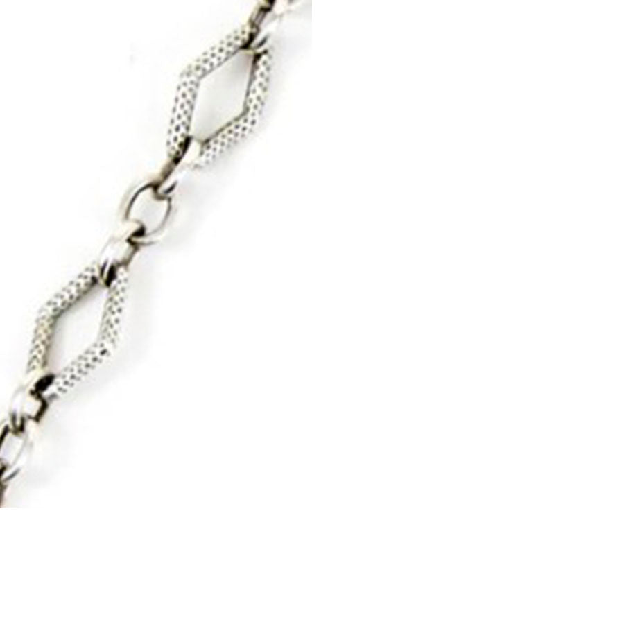 SILVER-TONE BLACK CLOVER NECKLACE  Clover necklace, Silver link chain,  Womens jewelry necklace