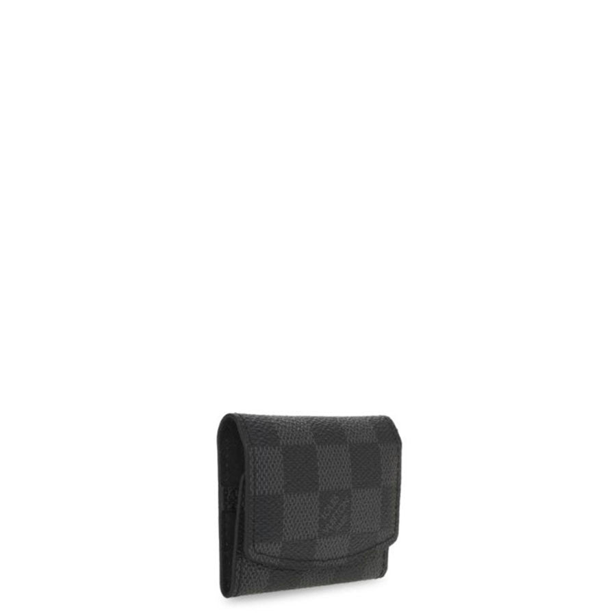 Louis Vuitton Coin Card Holder Damier Graphite Grey/BlackLouis Vuitton Coin  Card Holder Damier Graphite Grey/Black - OFour