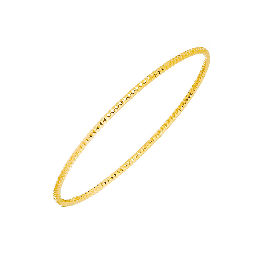 ●tow tow archive● Janie Dice Bracelet Yellow TBH42CDTB027 14K Yellow Gold High Polished Chain Link Cuff Bracelet with