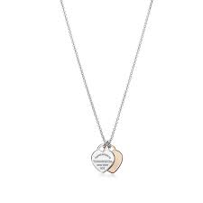 Tiffany & Co Double Heart Tag Pendant Necklace – Jacob James